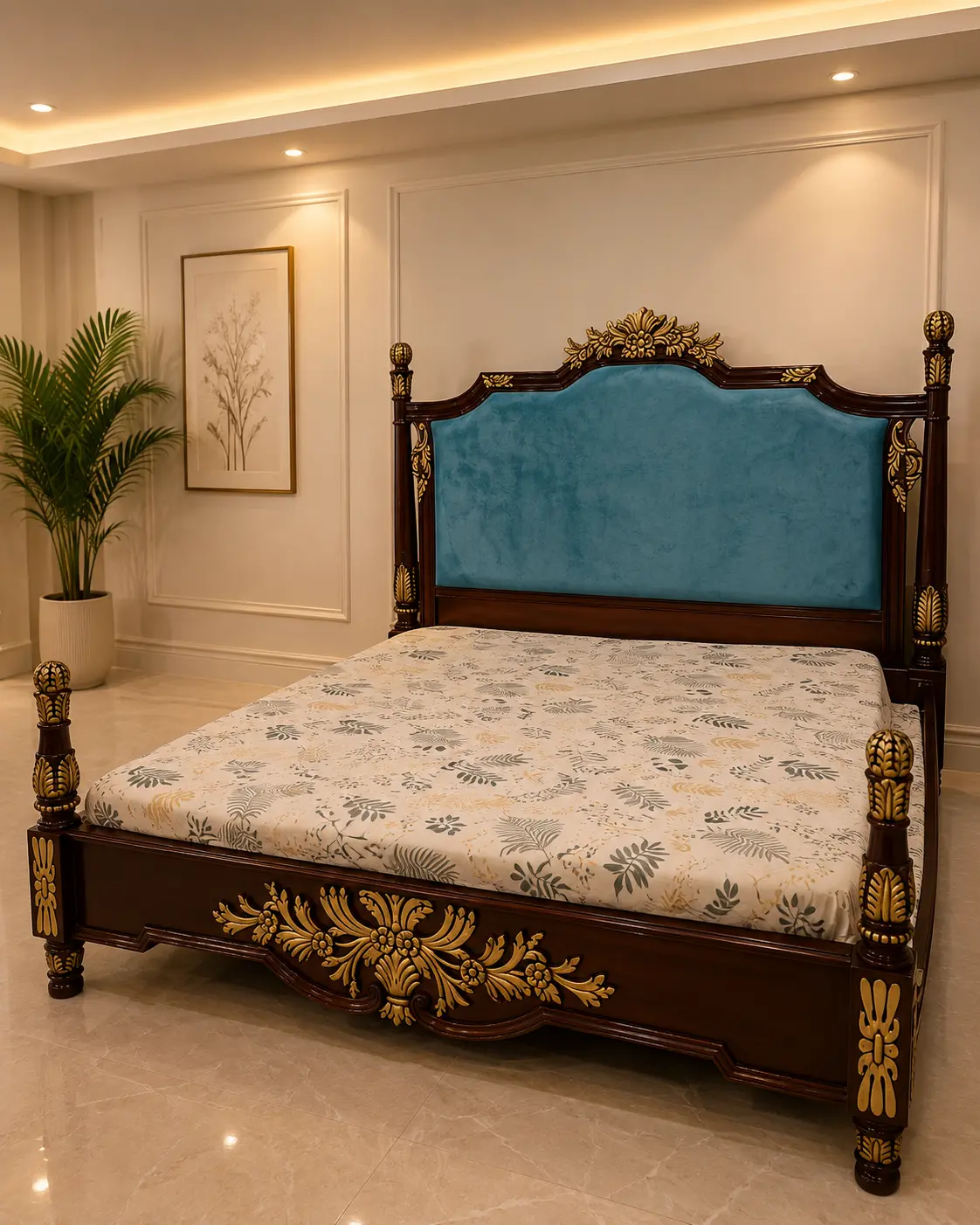 The Royal Carved Master Bedstead